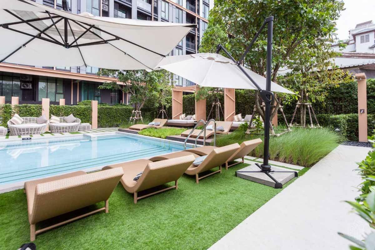 CBD Asoke/Nana/Ploenchit +2 mins to Terminal 21 Lejlighed Bangkok Eksteriør billede